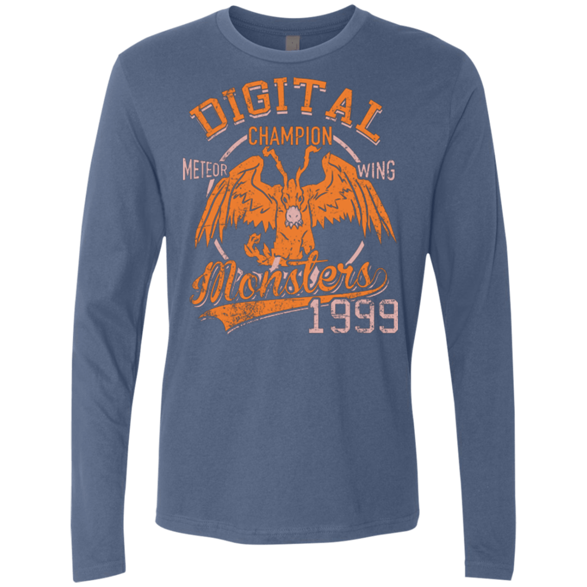 T-Shirts Indigo / Small Meteor Wing Men's Premium Long Sleeve