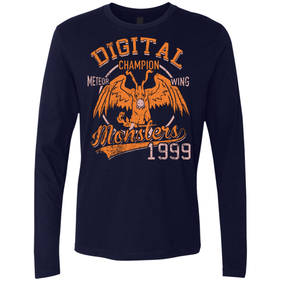 T-Shirts Midnight Navy / Small Meteor Wing Men's Premium Long Sleeve