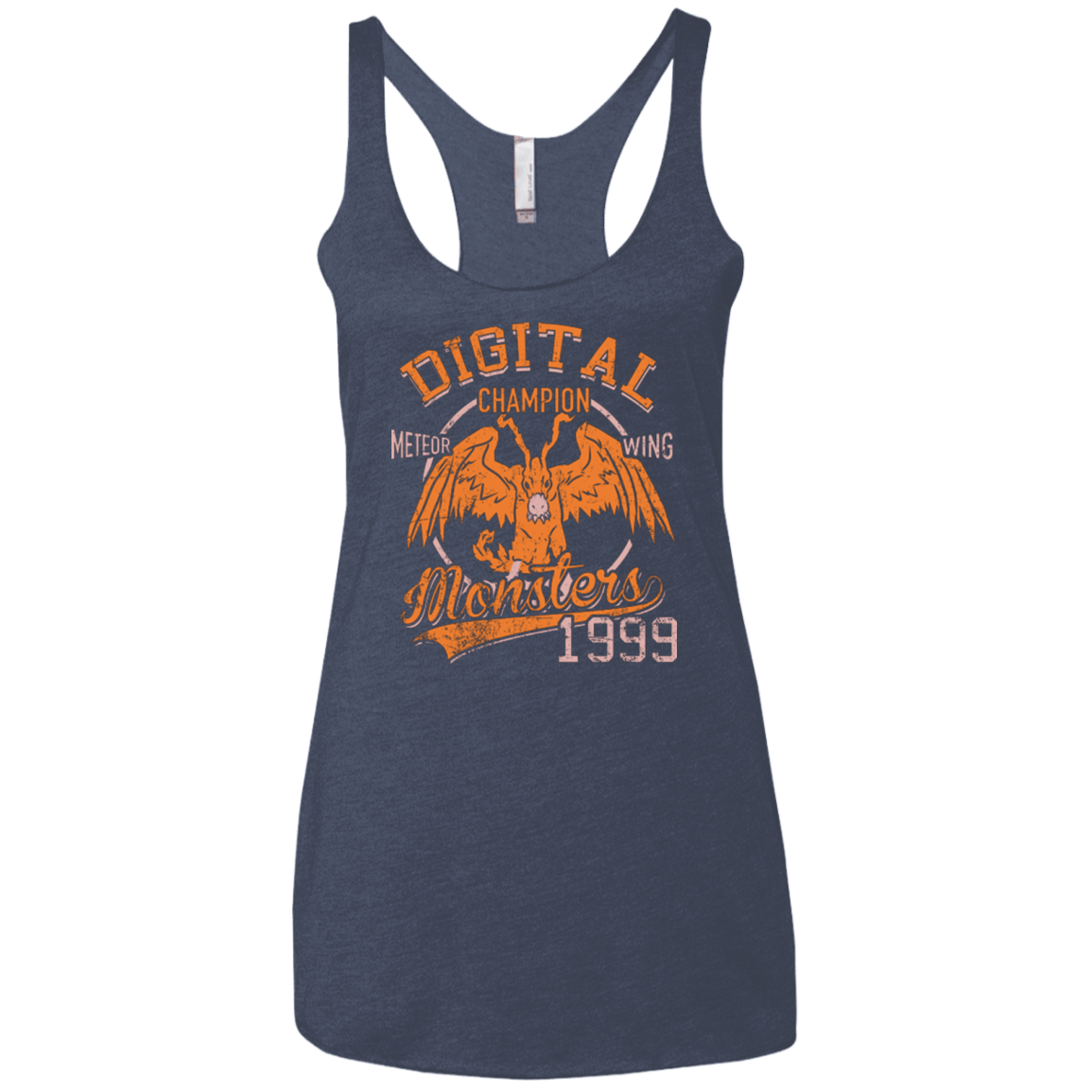 T-Shirts Vintage Navy / X-Small Meteor Wing Women's Triblend Racerback Tank