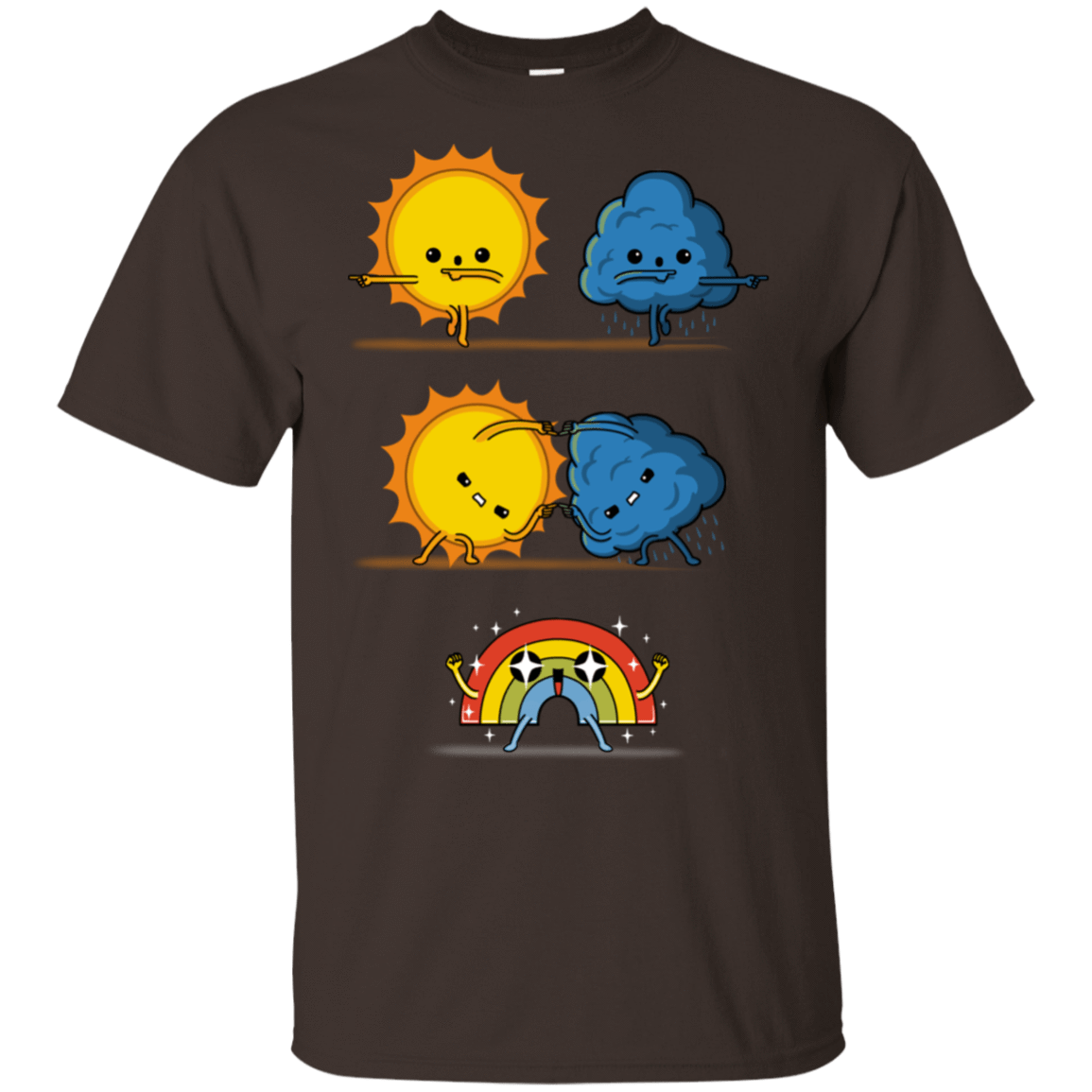 T-Shirts Dark Chocolate / S Meteorological Fusion T-Shirt