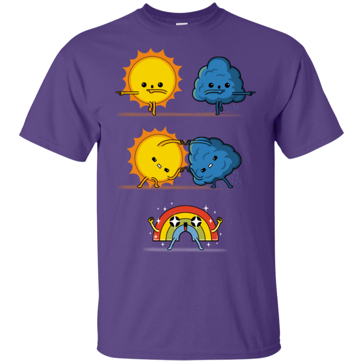 T-Shirts Purple / S Meteorological Fusion T-Shirt