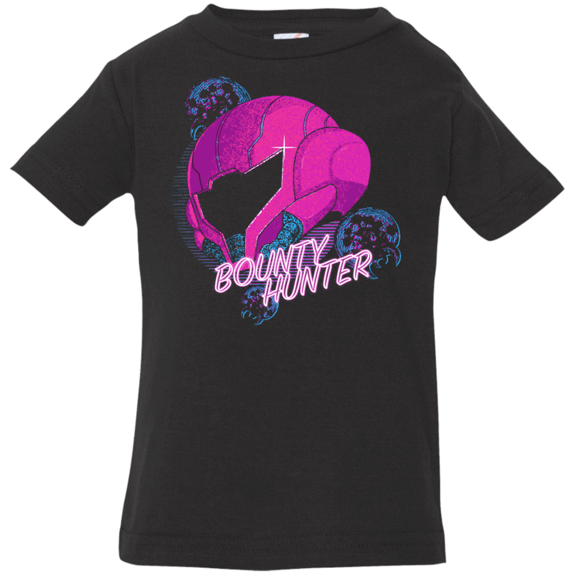 T-Shirts Black / 6 Months Metroid Helmet 80's Infant Premium T-Shirt