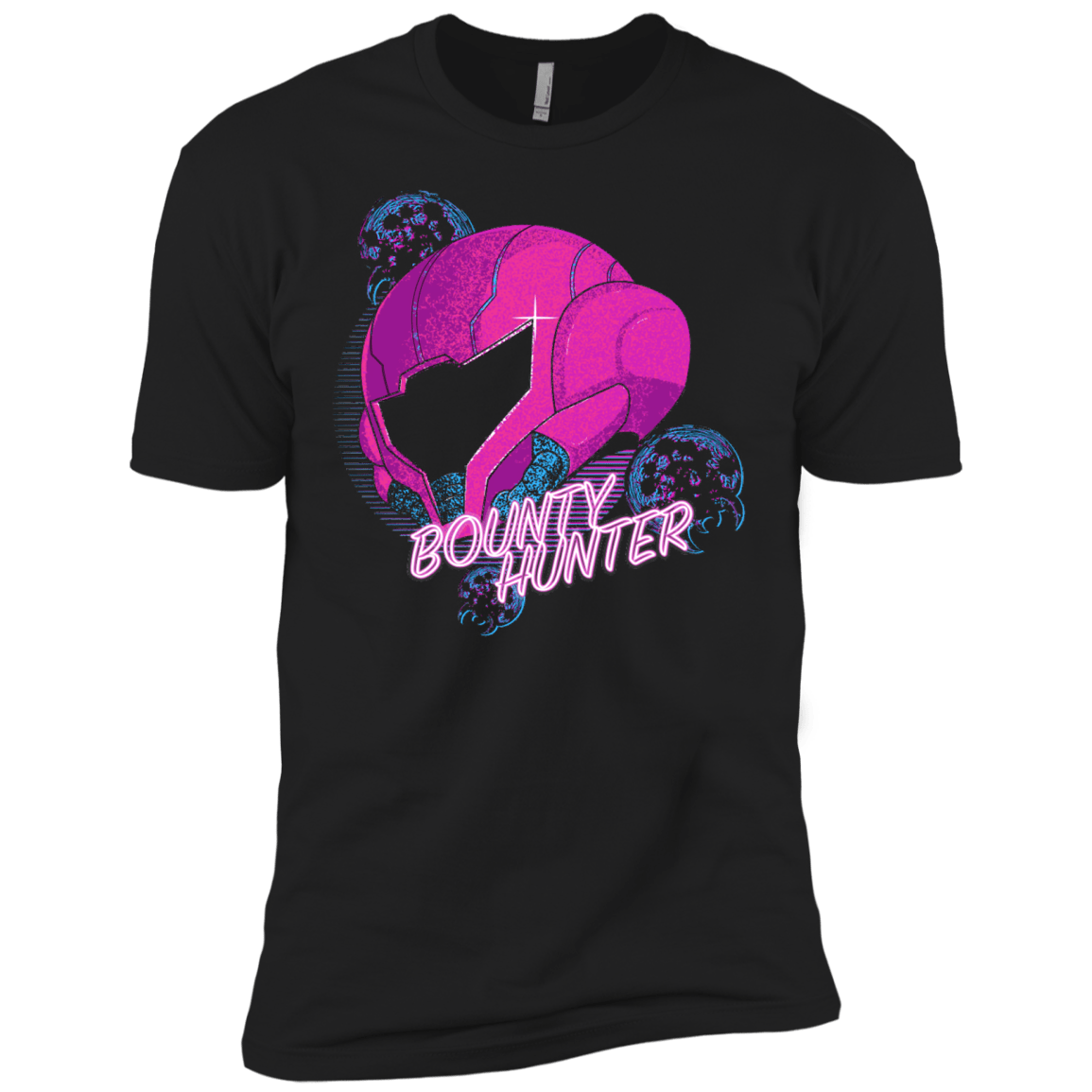 T-Shirts Black / X-Small Metroid Helmet 80's Men's Premium T-Shirt