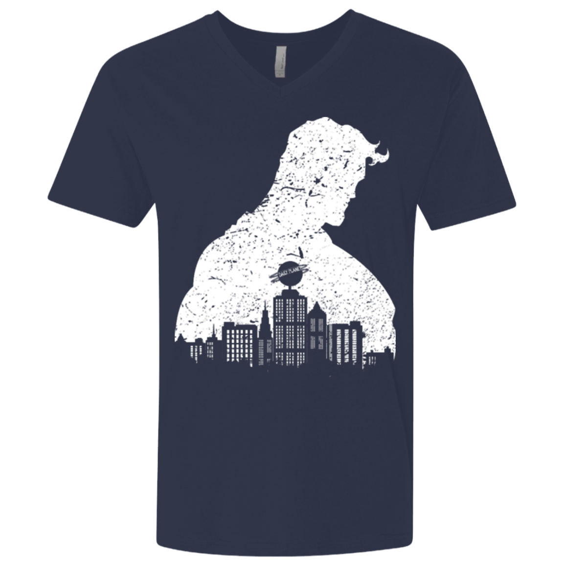 T-Shirts Midnight Navy / X-Small Metropolis Shadow Men's Premium V-Neck