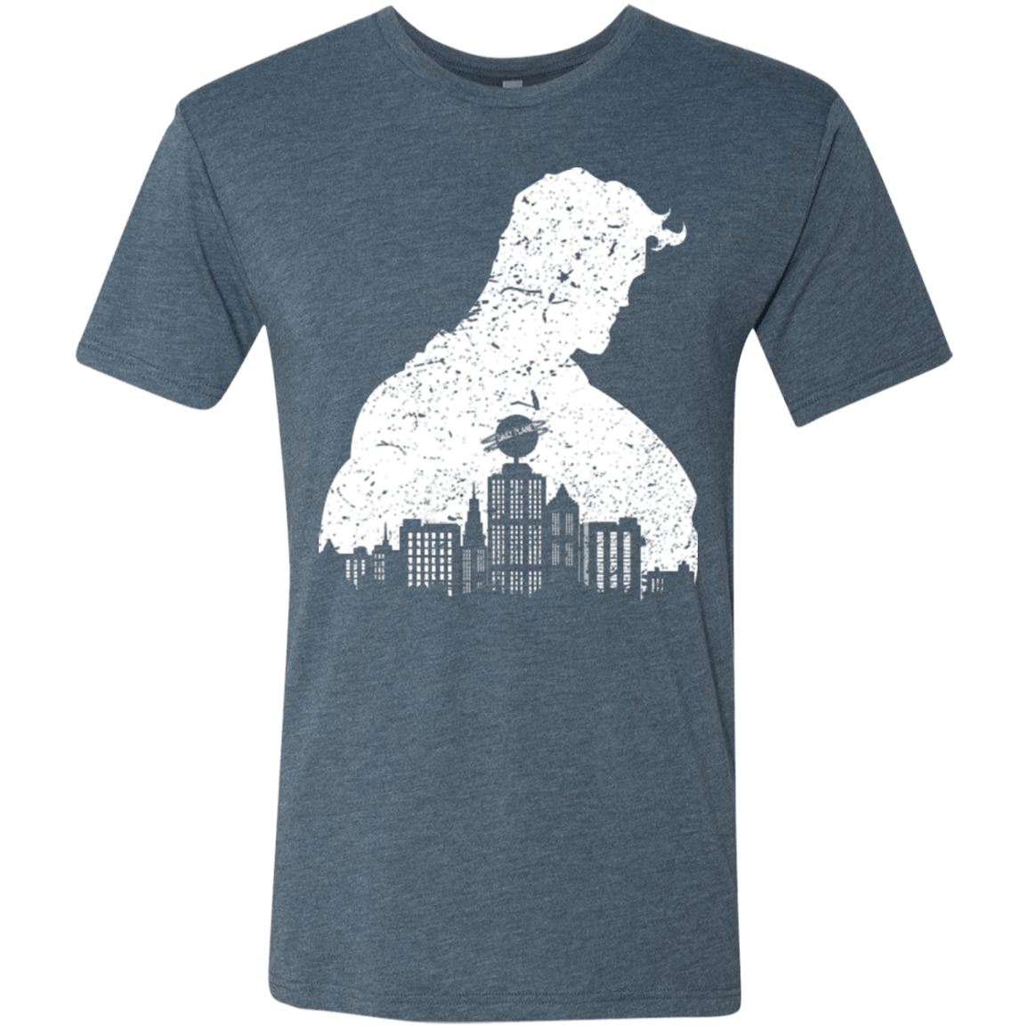 T-Shirts Indigo / Small Metropolis Shadow Men's Triblend T-Shirt