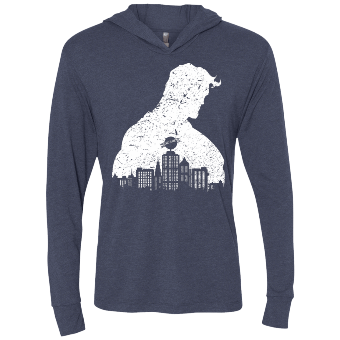 T-Shirts Vintage Navy / X-Small Metropolis Shadow Triblend Long Sleeve Hoodie Tee