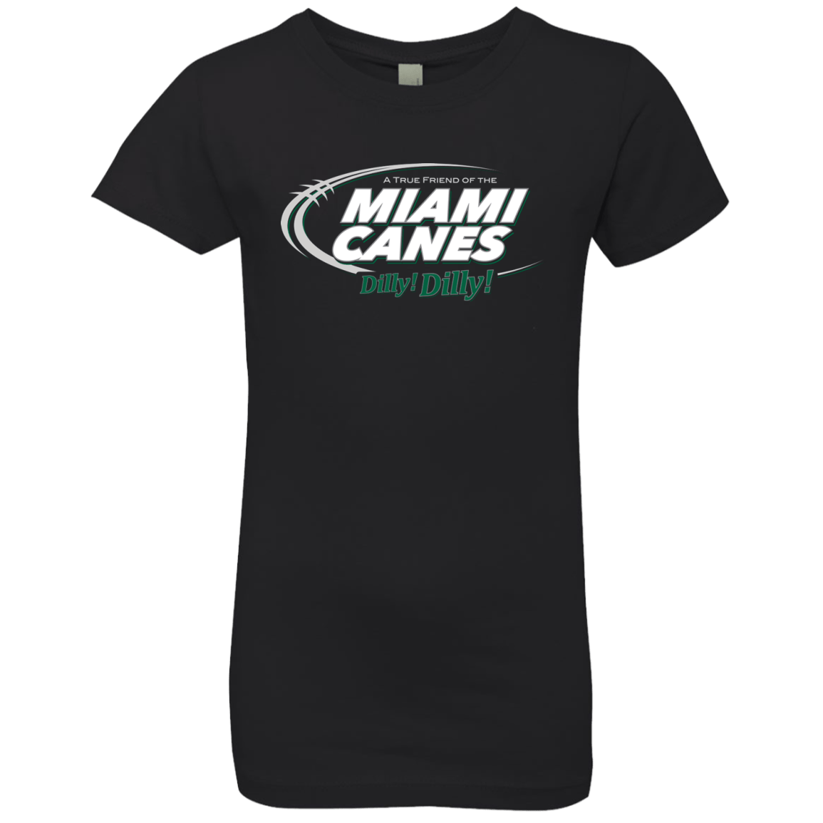 T-Shirts Black / YXS Miami Dilly Dilly Girls Premium T-Shirt