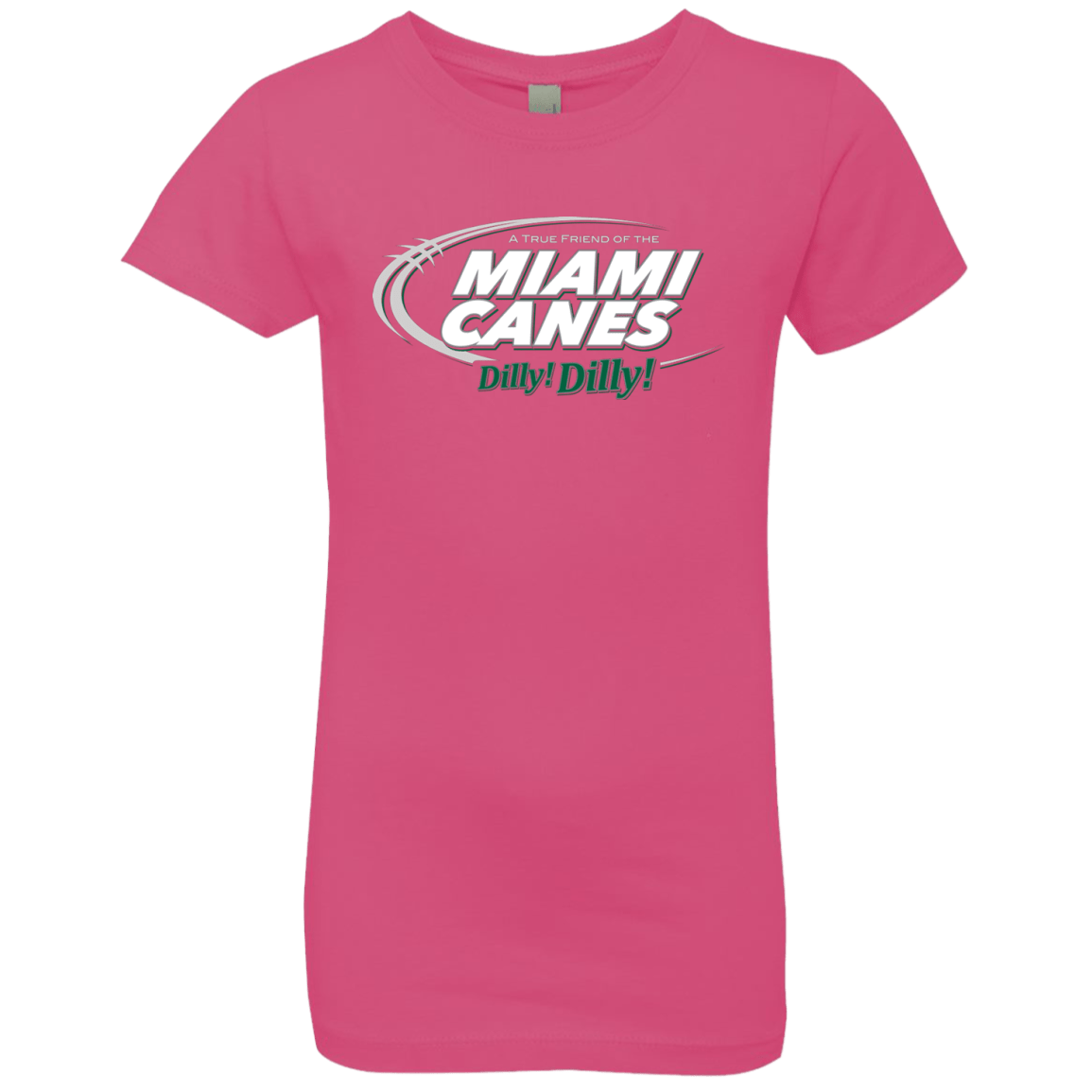 T-Shirts Hot Pink / YXS Miami Dilly Dilly Girls Premium T-Shirt