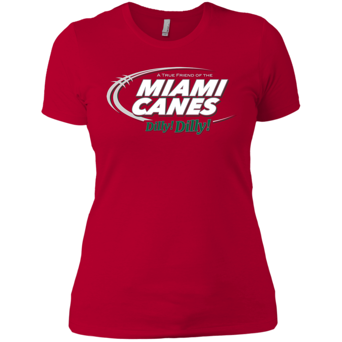 T-Shirts Red / X-Small Miami Dilly Dilly Women's Premium T-Shirt