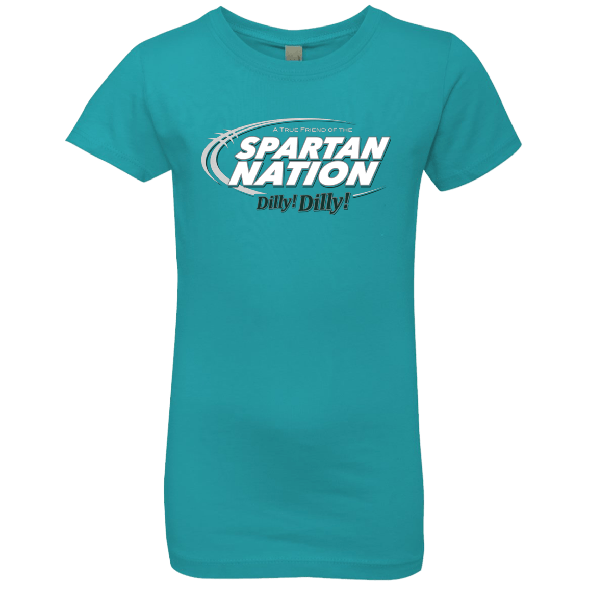 T-Shirts Tahiti Blue / YXS Michigan State Dilly Dilly Girls Premium T-Shirt