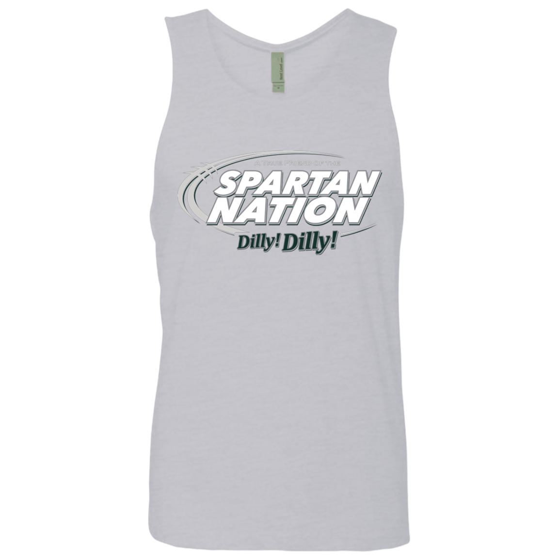 T-Shirts Heather Grey / Small Michigan State Dilly Dilly Men's Premium Tank Top