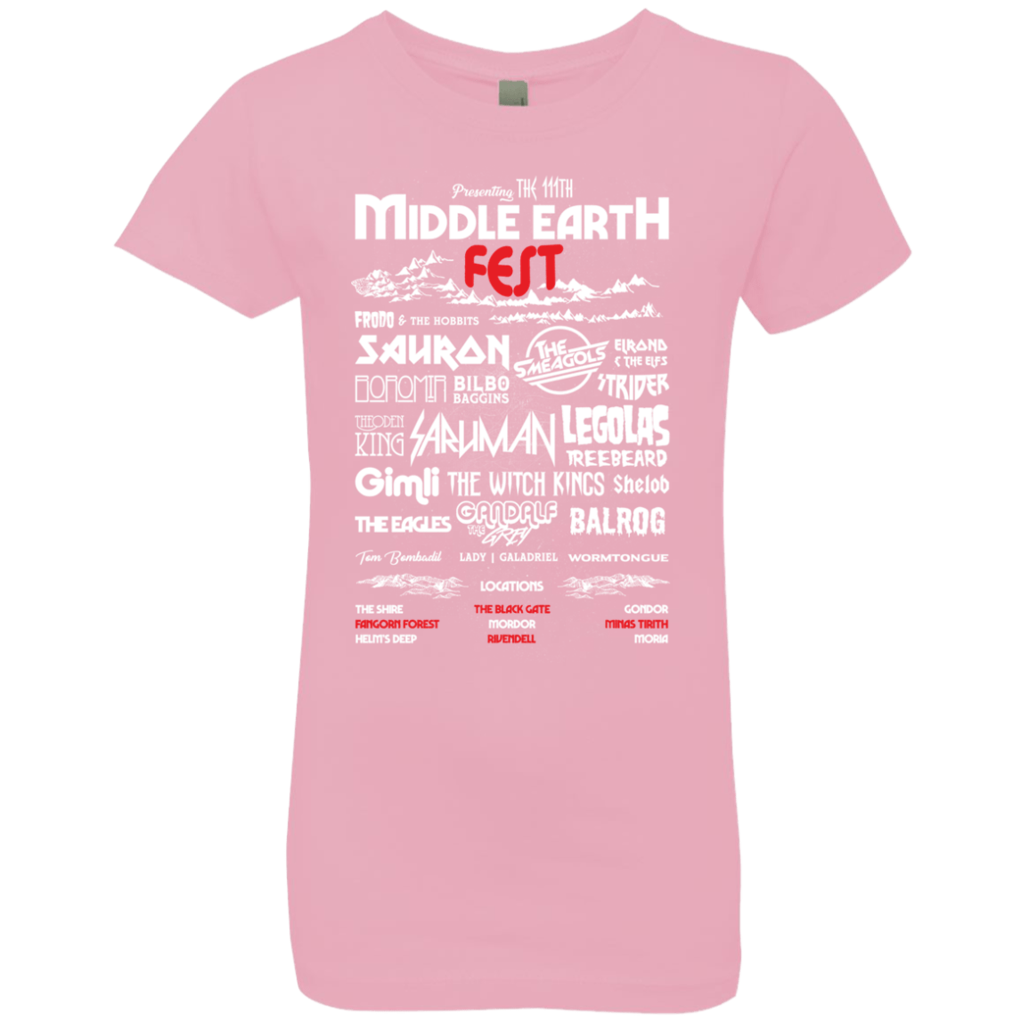 Middle Earth Fest Girls Premium T-Shirt