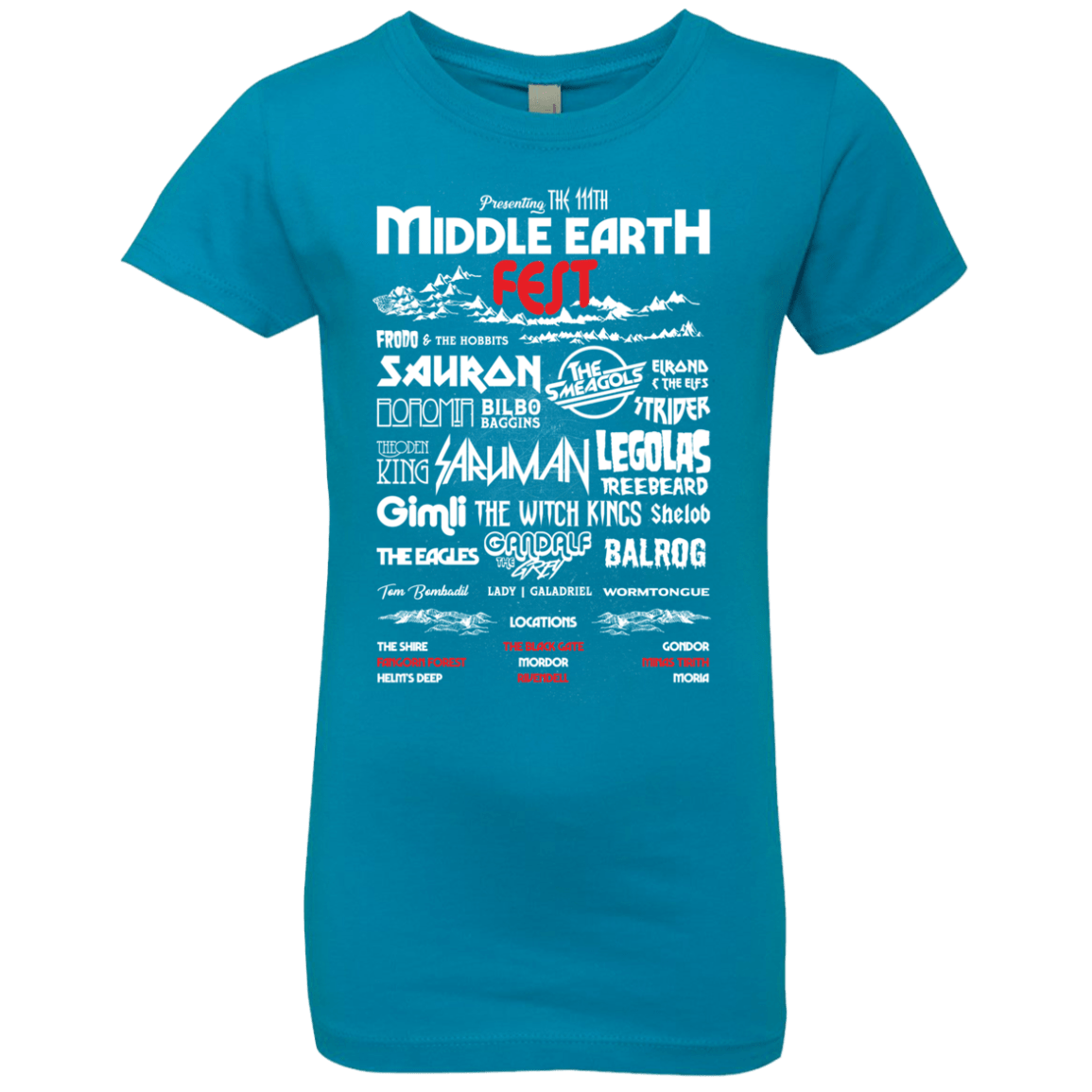 Middle Earth Fest Girls Premium T-Shirt