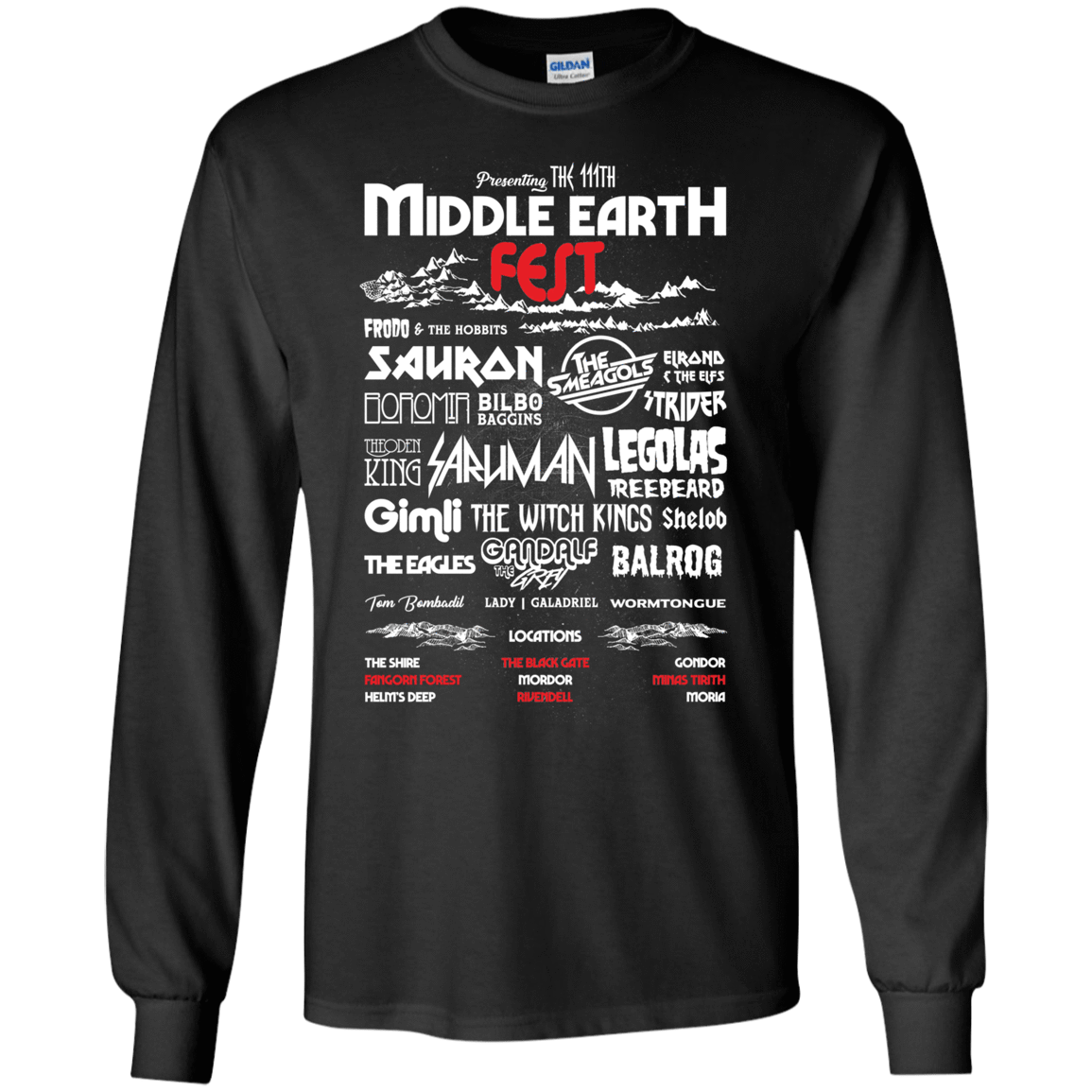 Middle Earth Fest Men's Long Sleeve T-Shirt