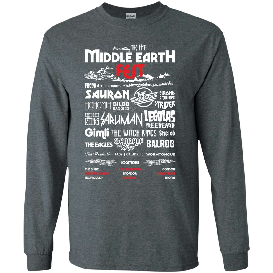 Middle Earth Fest Men's Long Sleeve T-Shirt