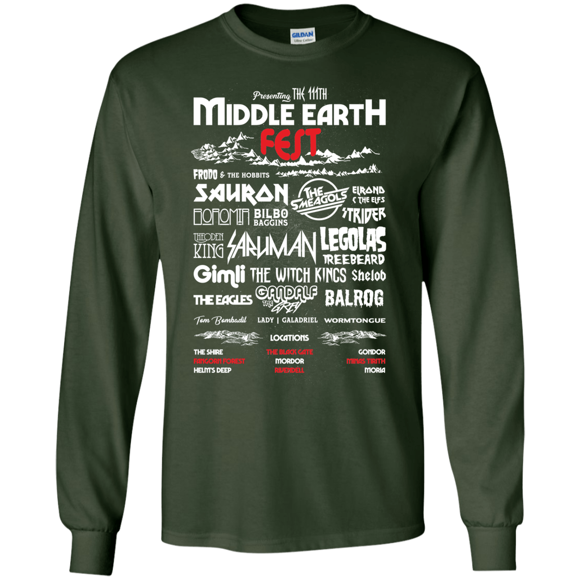 Middle Earth Fest Men's Long Sleeve T-Shirt