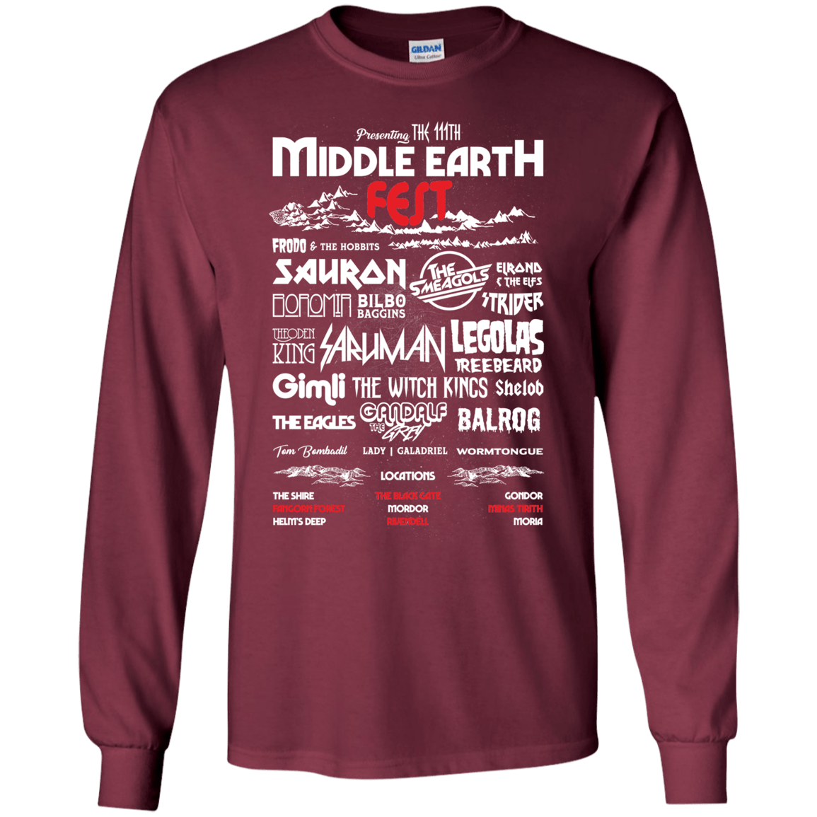 Middle Earth Fest Men's Long Sleeve T-Shirt
