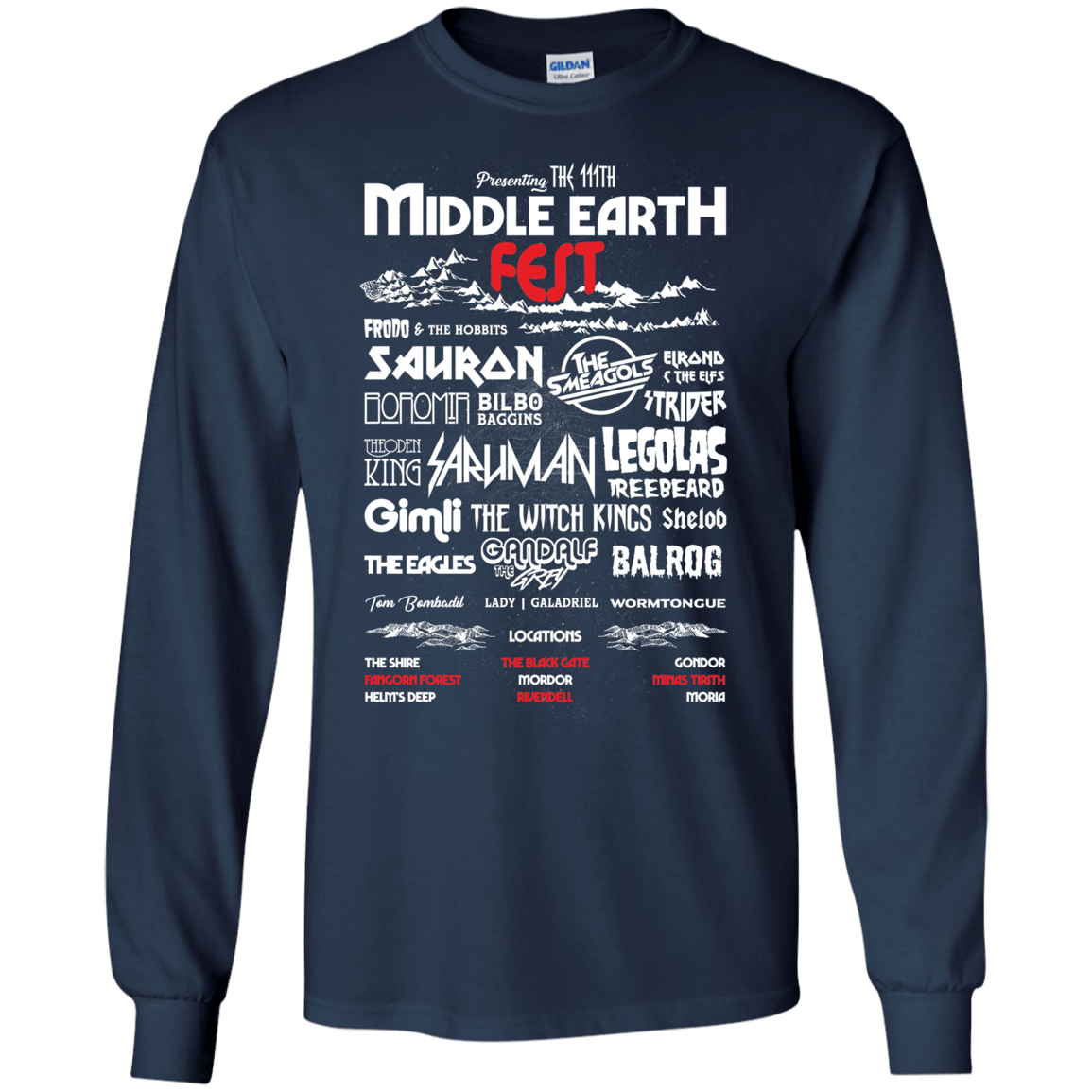 Middle Earth Fest Men's Long Sleeve T-Shirt