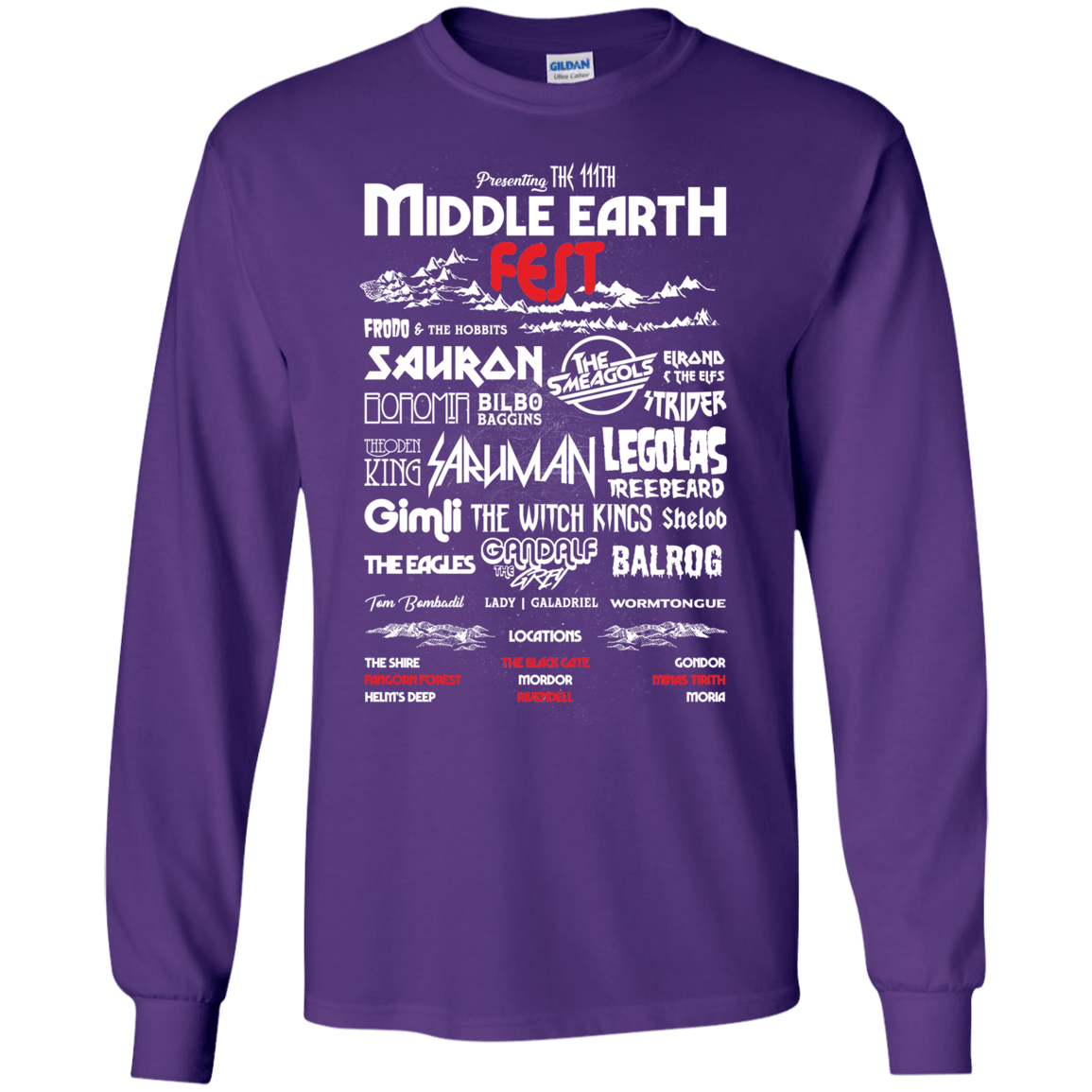 Middle Earth Fest Men's Long Sleeve T-Shirt