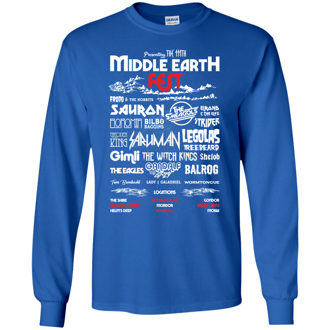 Middle Earth Fest Men's Long Sleeve T-Shirt