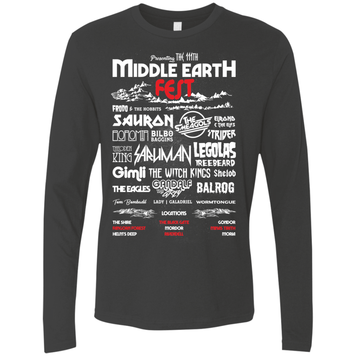 Middle Earth Fest Men's Premium Long Sleeve