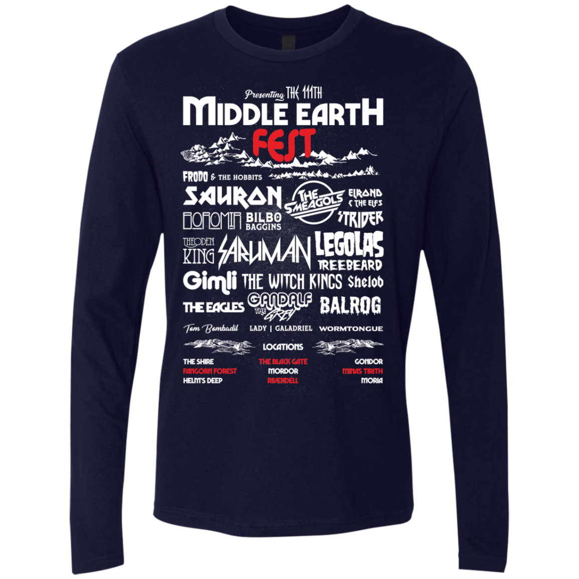Middle Earth Fest Men's Premium Long Sleeve