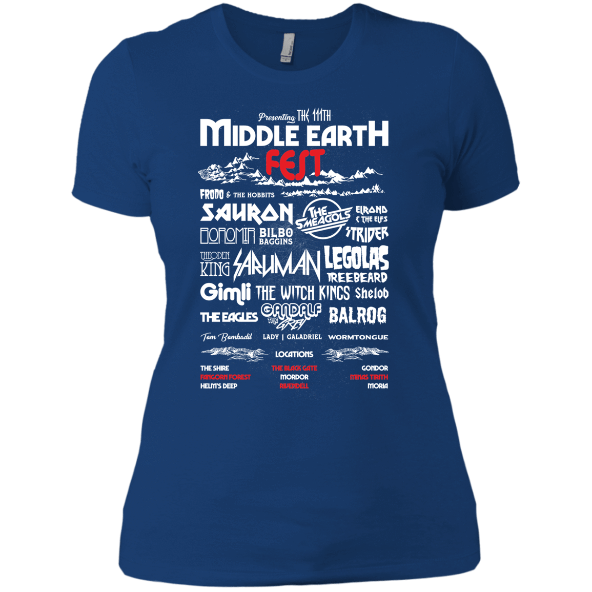 T-Shirts Royal / X-Small Middle Earth Fest Women's Premium T-Shirt