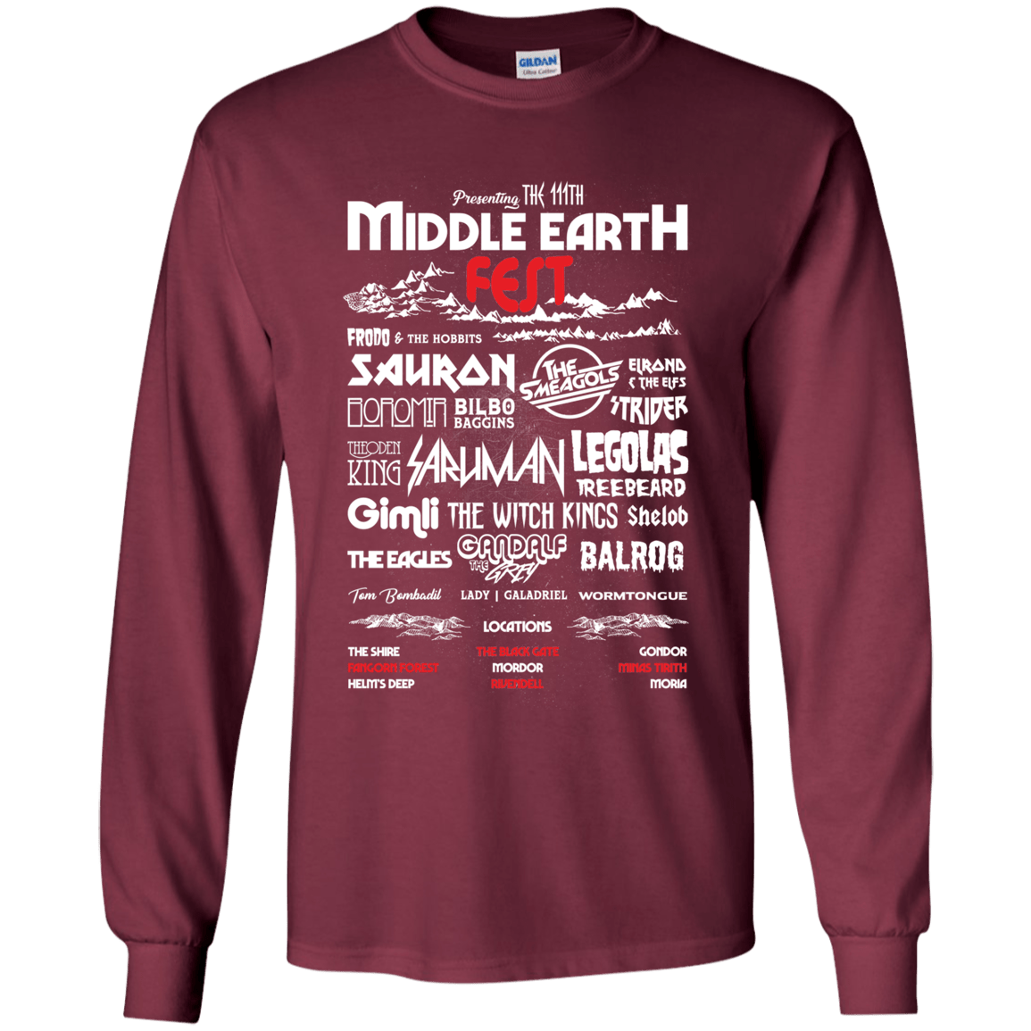 Middle Earth Fest Youth Long Sleeve T-Shirt