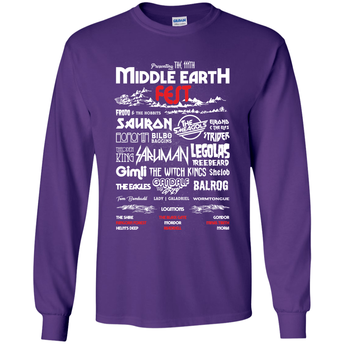 Middle Earth Fest Youth Long Sleeve T-Shirt