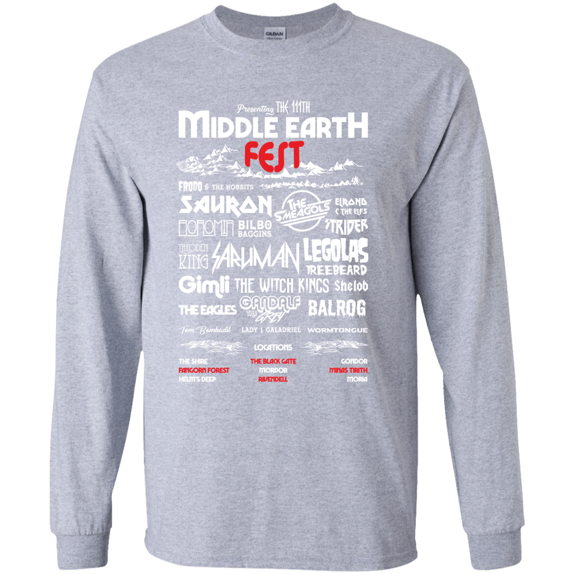 Middle Earth Fest Youth Long Sleeve T-Shirt