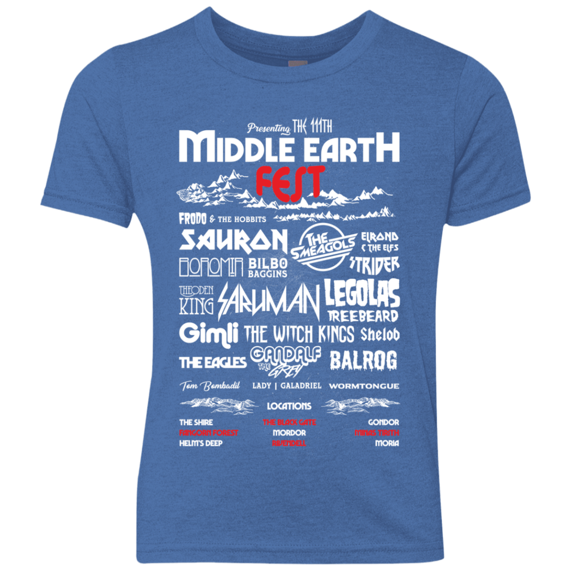 Middle Earth Fest Youth Triblend T-Shirt