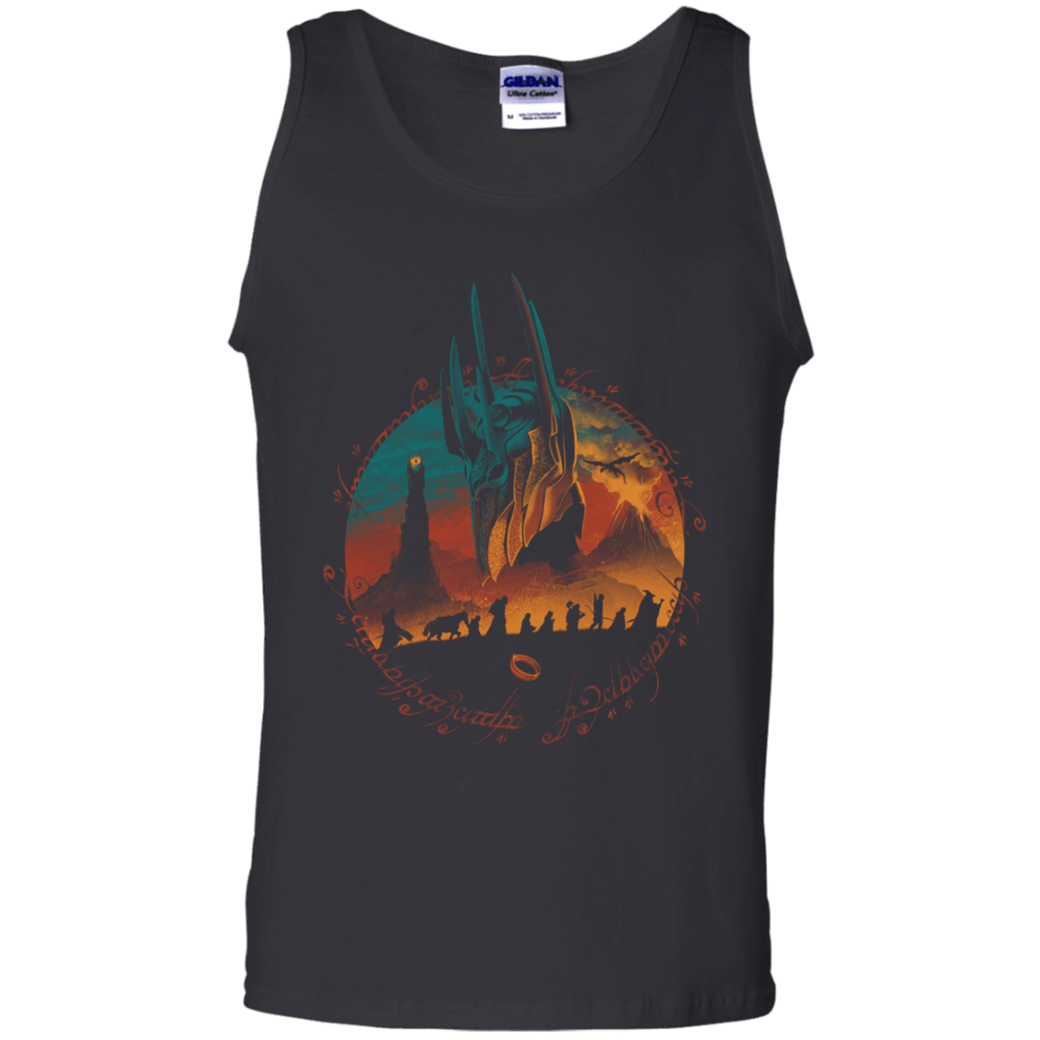 T-Shirts Black / S Middle Earth Quest Men's Tank Top