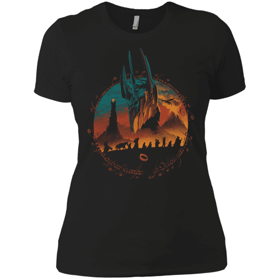 T-Shirts Black / X-Small Middle Earth Quest Women's Premium T-Shirt