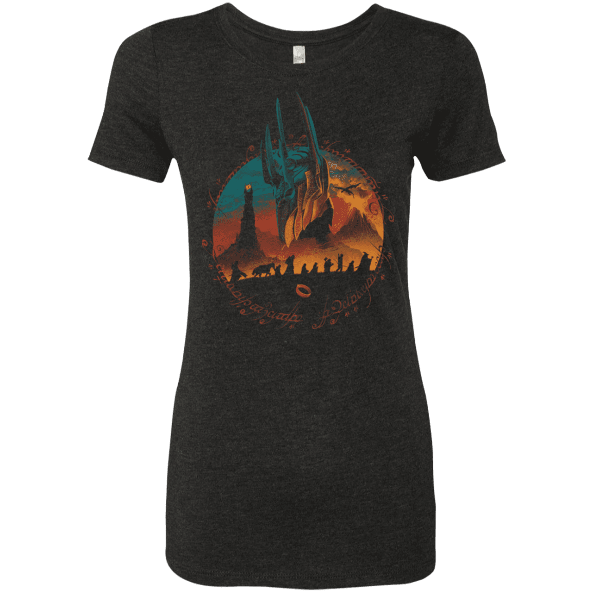 T-Shirts Vintage Black / S Middle Earth Quest Women's Triblend T-Shirt
