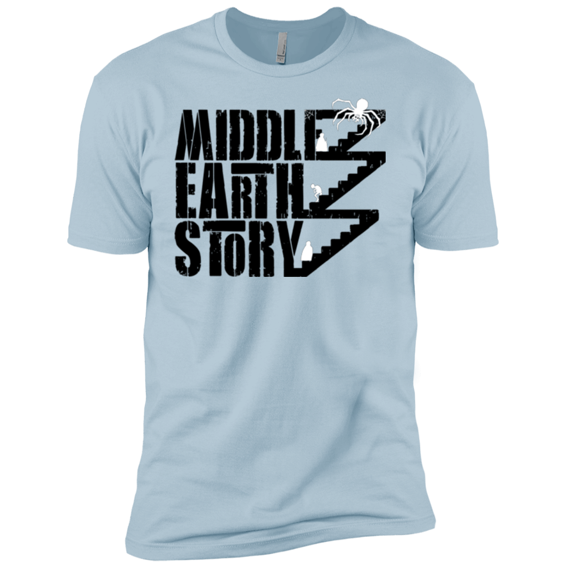 T-Shirts Light Blue / YXS Middle Earth Story Boys Premium T-Shirt