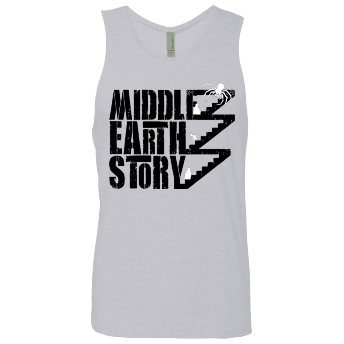 T-Shirts Heather Grey / Small Middle Earth Story Men's Premium Tank Top