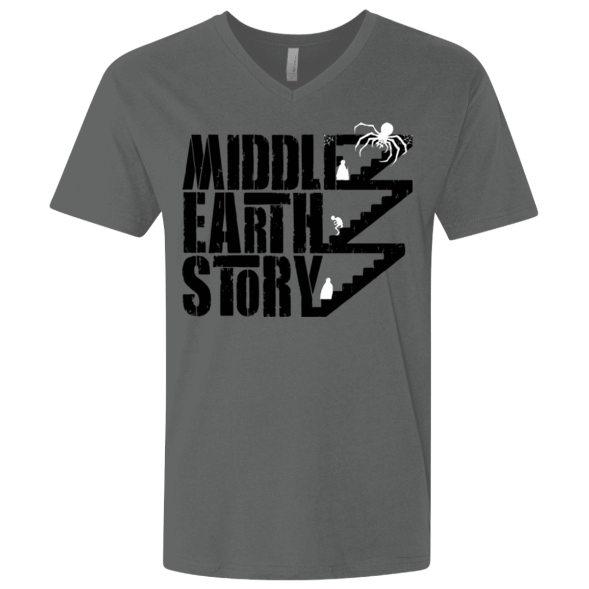 T-Shirts Heavy Metal / X-Small Middle Earth Story Men's Premium V-Neck