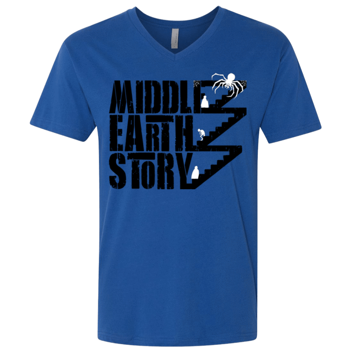 T-Shirts Royal / X-Small Middle Earth Story Men's Premium V-Neck