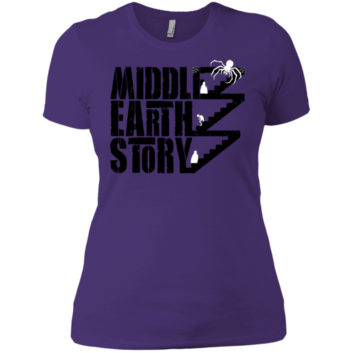 T-Shirts Purple / X-Small Middle Earth Story Women's Premium T-Shirt