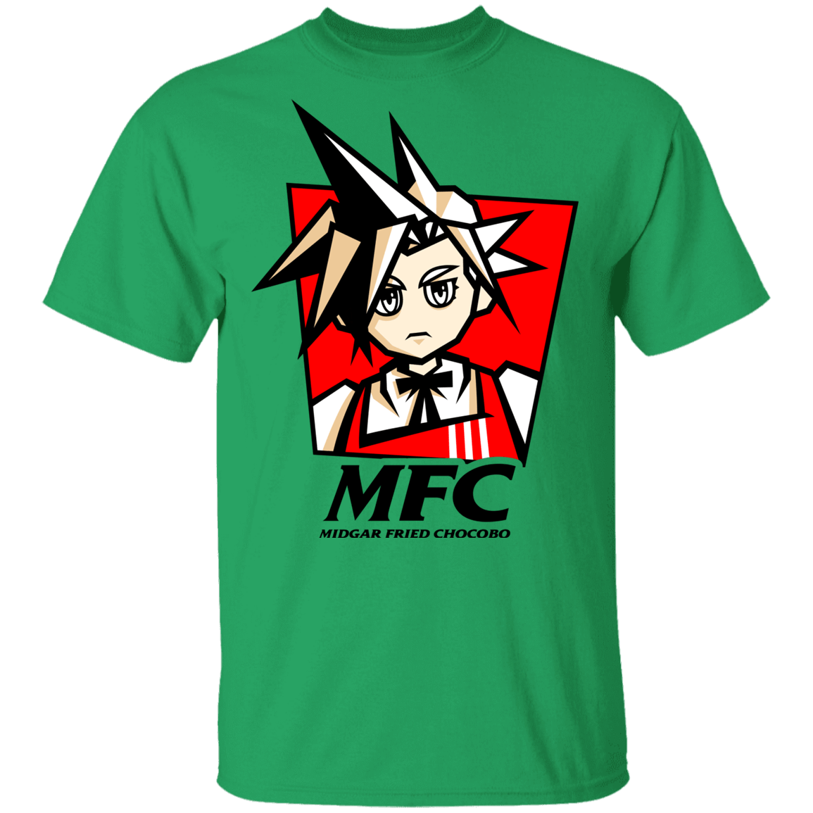 T-Shirts Irish Green / YXS Midgar Fried Chocobo Youth T-Shirt