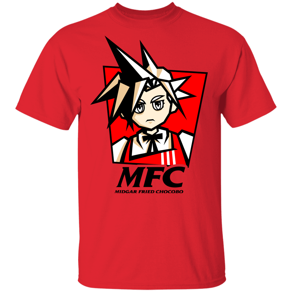 T-Shirts Red / YXS Midgar Fried Chocobo Youth T-Shirt