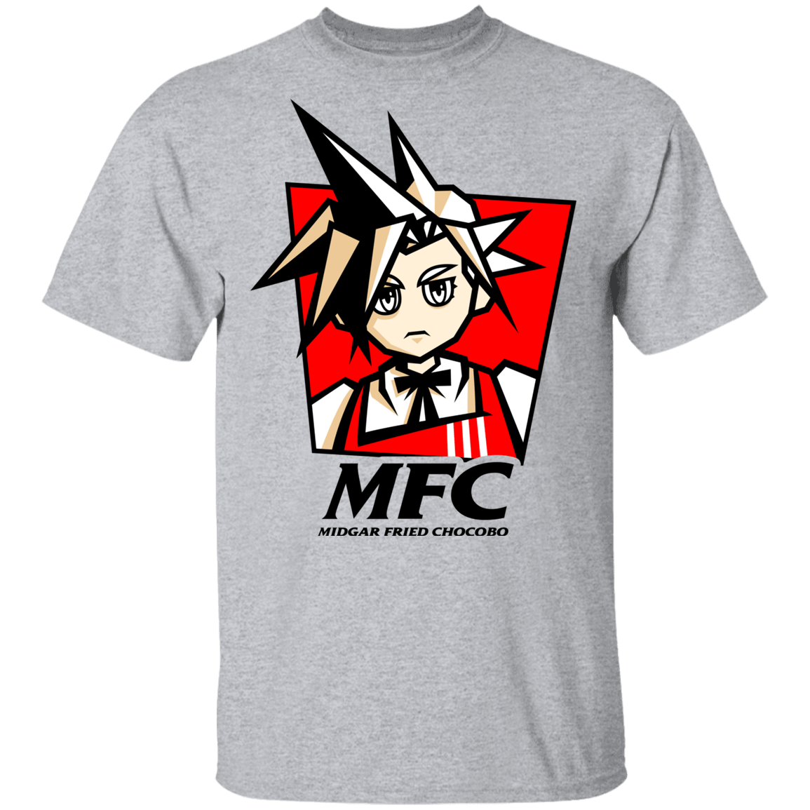 T-Shirts Sport Grey / YXS Midgar Fried Chocobo Youth T-Shirt