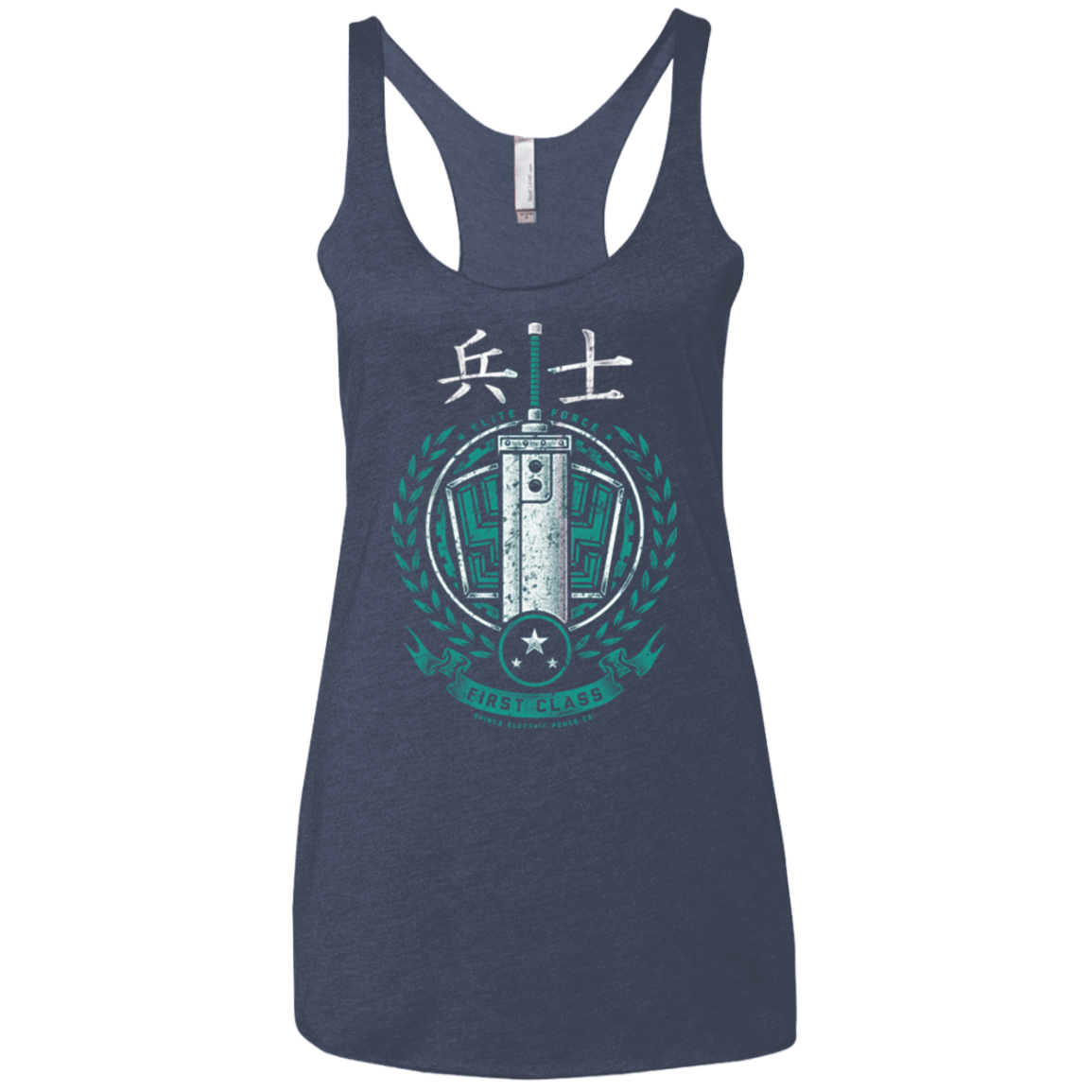 T-Shirts Vintage Navy / X-Small Midgar's Finest Women's Triblend Racerback Tank