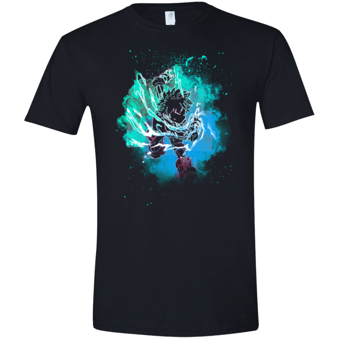 T-Shirts Black / X-Small Midoriya Soul Men's Semi-Fitted Softstyle