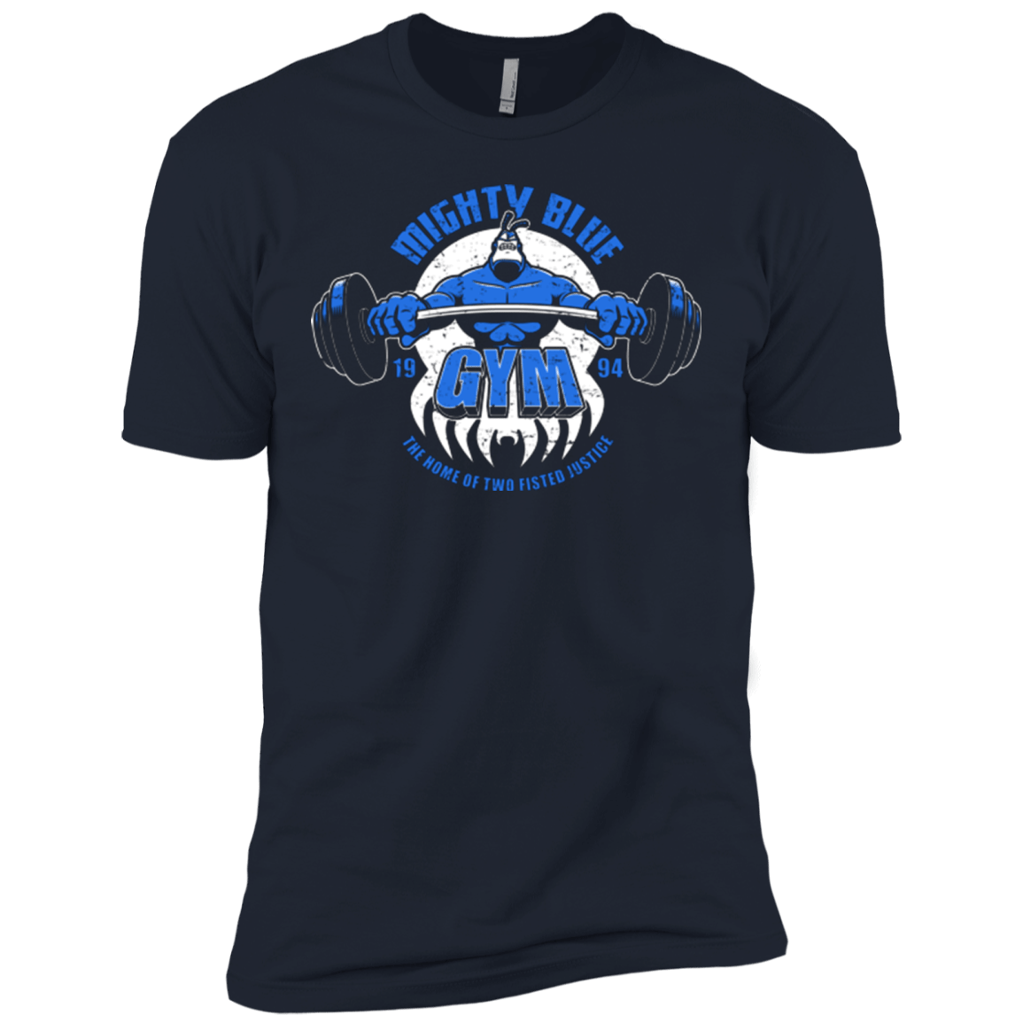 T-Shirts Midnight Navy / X-Small Mighty Blue Gym Men's Premium T-Shirt