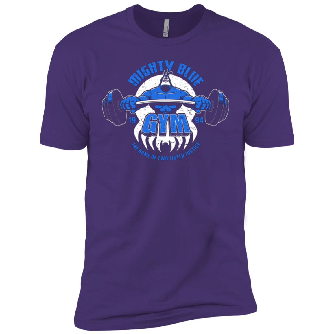 T-Shirts Purple / X-Small Mighty Blue Gym Men's Premium T-Shirt
