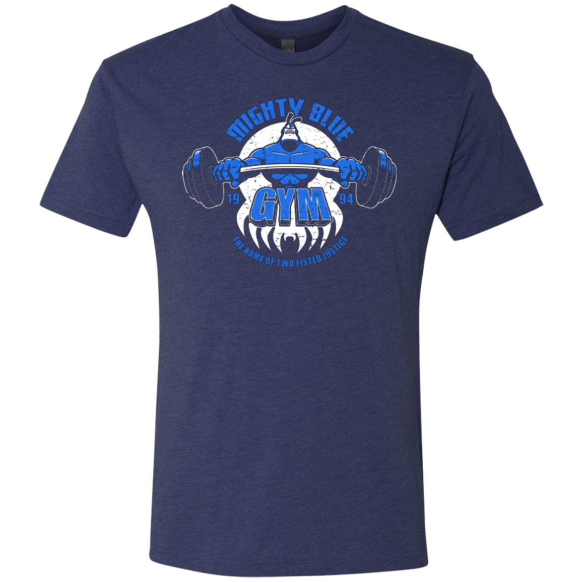 T-Shirts Vintage Navy / Small Mighty Blue Gym Men's Triblend T-Shirt