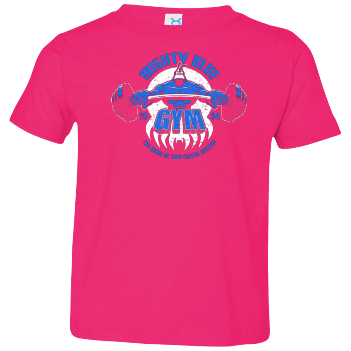 T-Shirts Hot Pink / 2T Mighty Blue Gym Toddler Premium T-Shirt