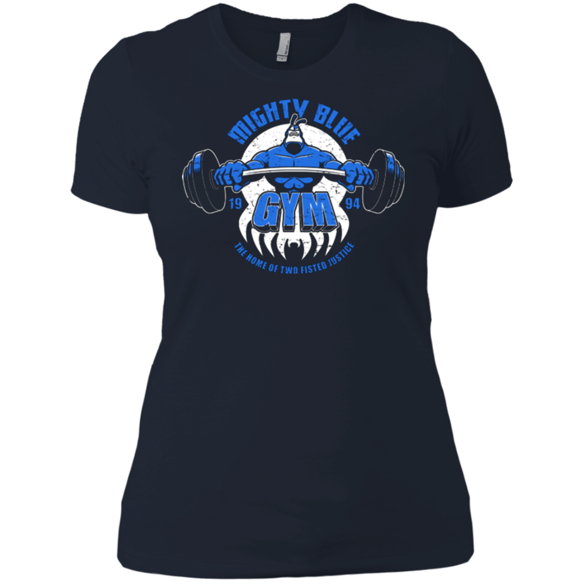 T-Shirts Midnight Navy / X-Small Mighty Blue Gym Women's Premium T-Shirt