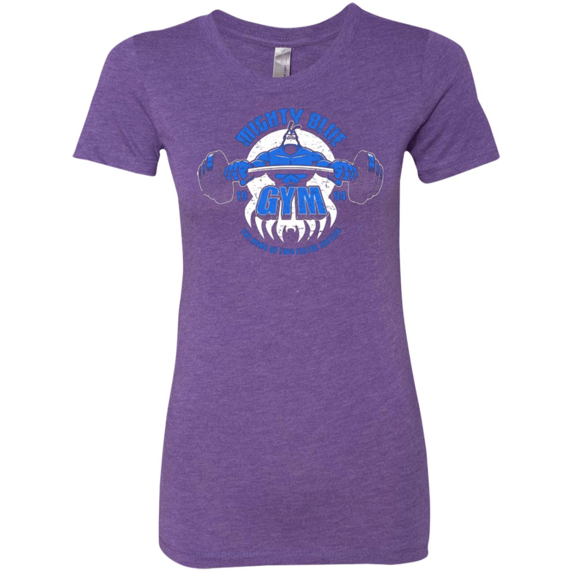 T-Shirts Purple Rush / Small Mighty Blue Gym Women's Triblend T-Shirt